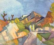August Macke Felsige Landschaft oil painting